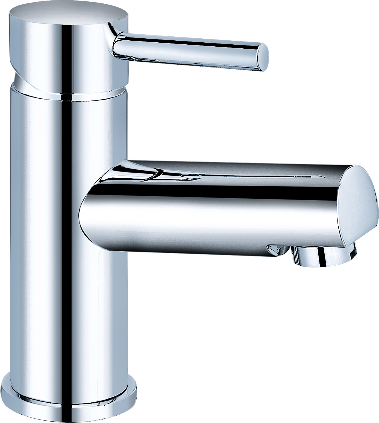 Jet Mono Basin Mixer With Push Button Waste