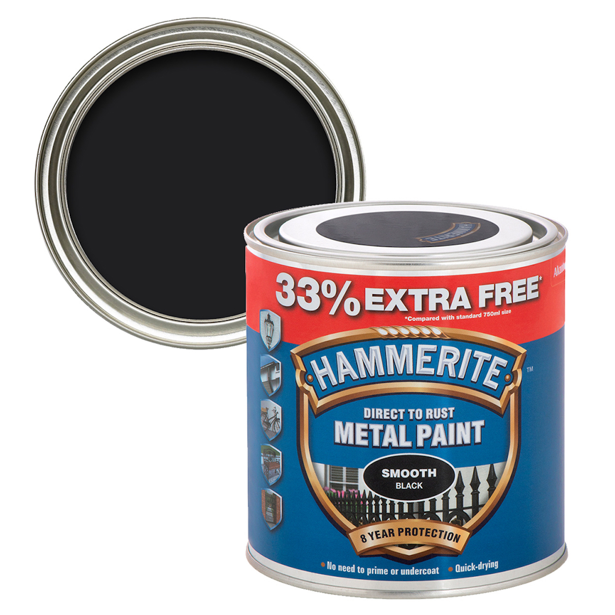 Bbq Hammerite Matt Black Spray Paint Hammerite Smooth Black 750ml