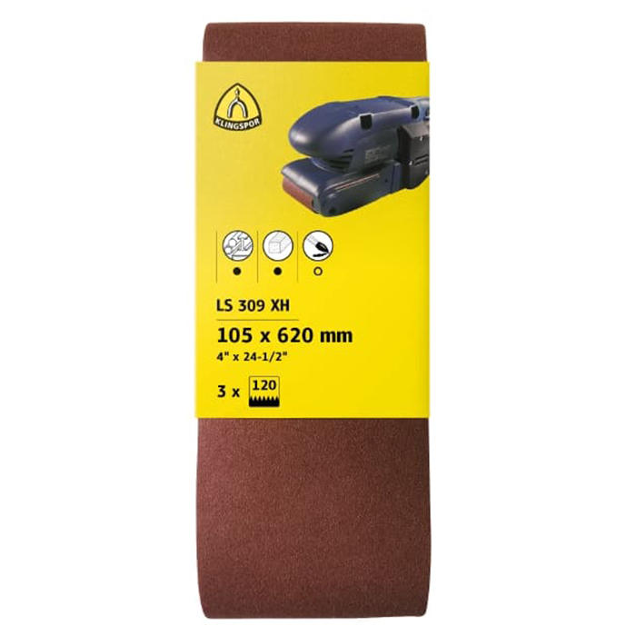 Sand Belt 75 x 457 G120 3/pack