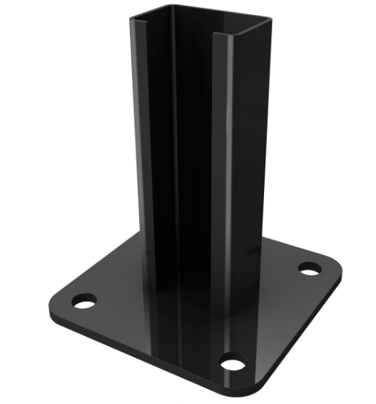 Base Plate 60 x 40 Black Hercules
