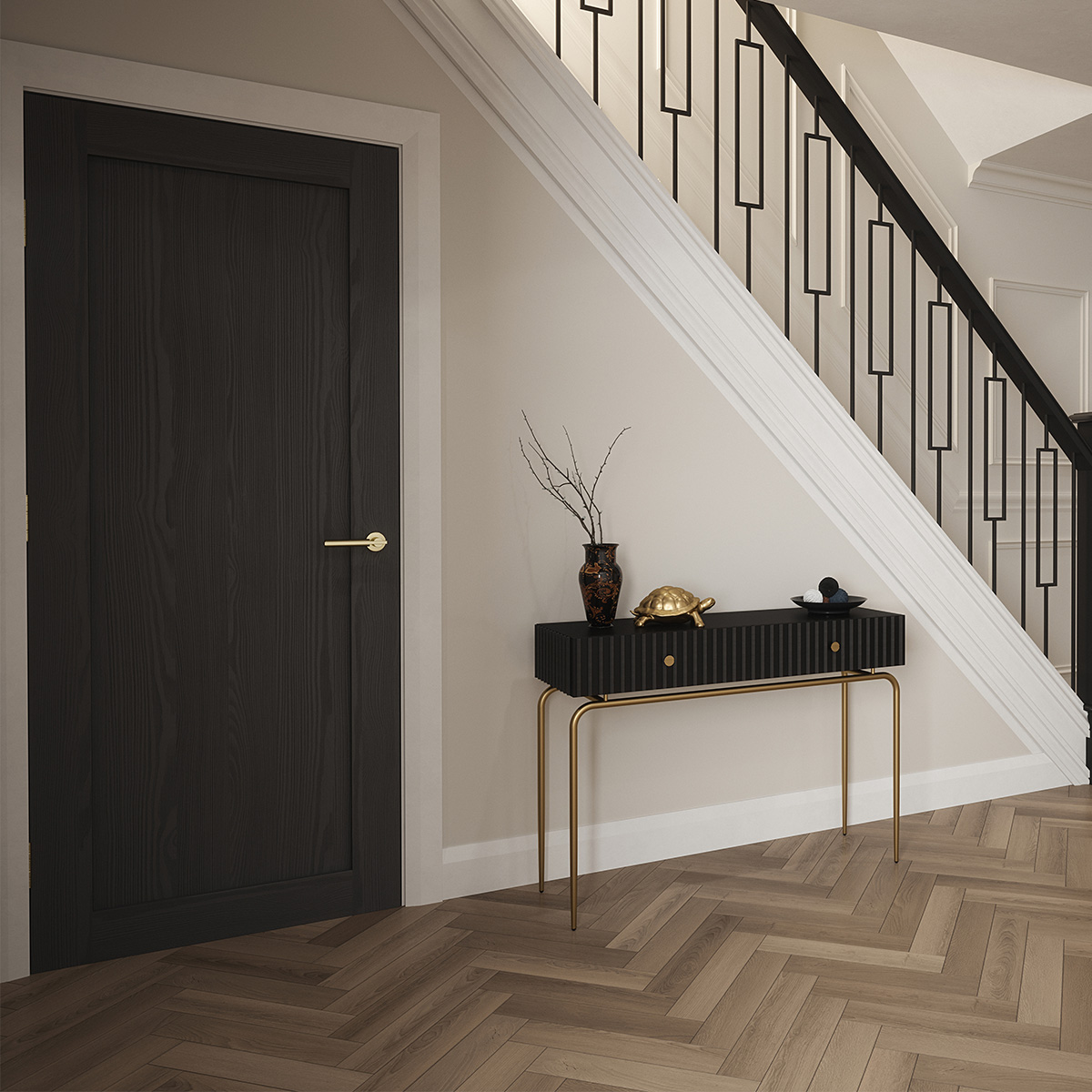 Nolita Grey Shaker Pre-Finished Door 6'6" x 2'0" (78 x 24) (1981 x 610mm) Indoors