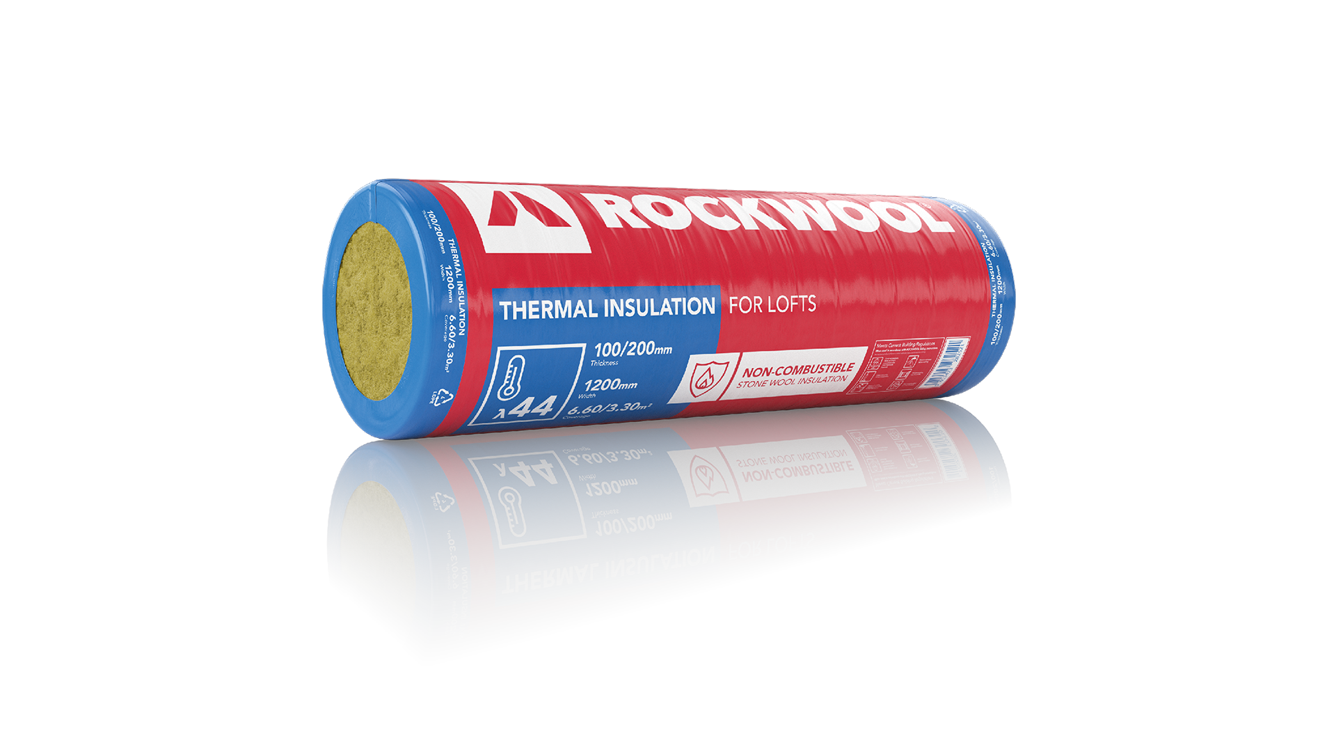 Rockwool Thermal Insulation Roll 100mm X 6.6m2