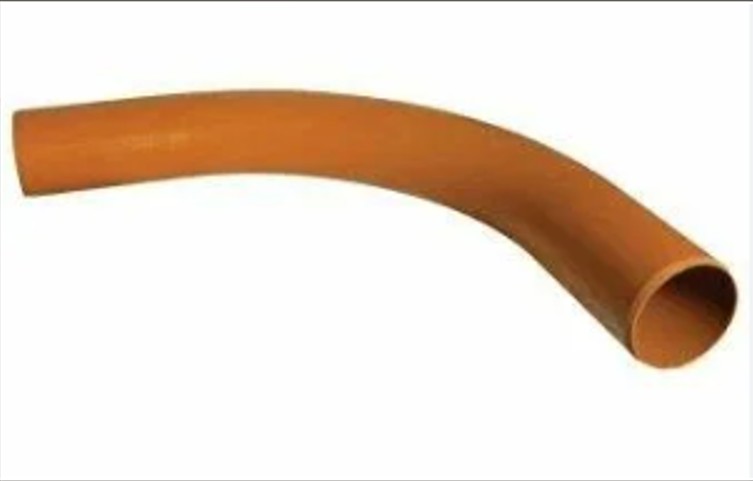 4in Sewer Long Radius Channel Bend Single Socket 90 Degree