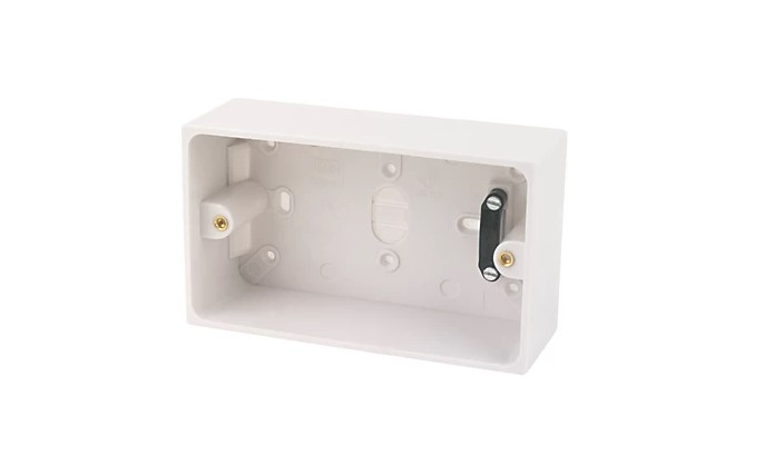 Surface Box 2 Gang 47mm (1)
