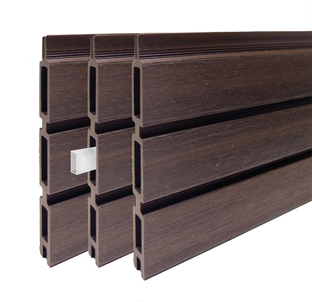 Ultrashield Walnut Tahoe Fence Board (Pack Of 3) Incl 1 Strengthener 160 x 21 x 1780mm (Covers 150mm)