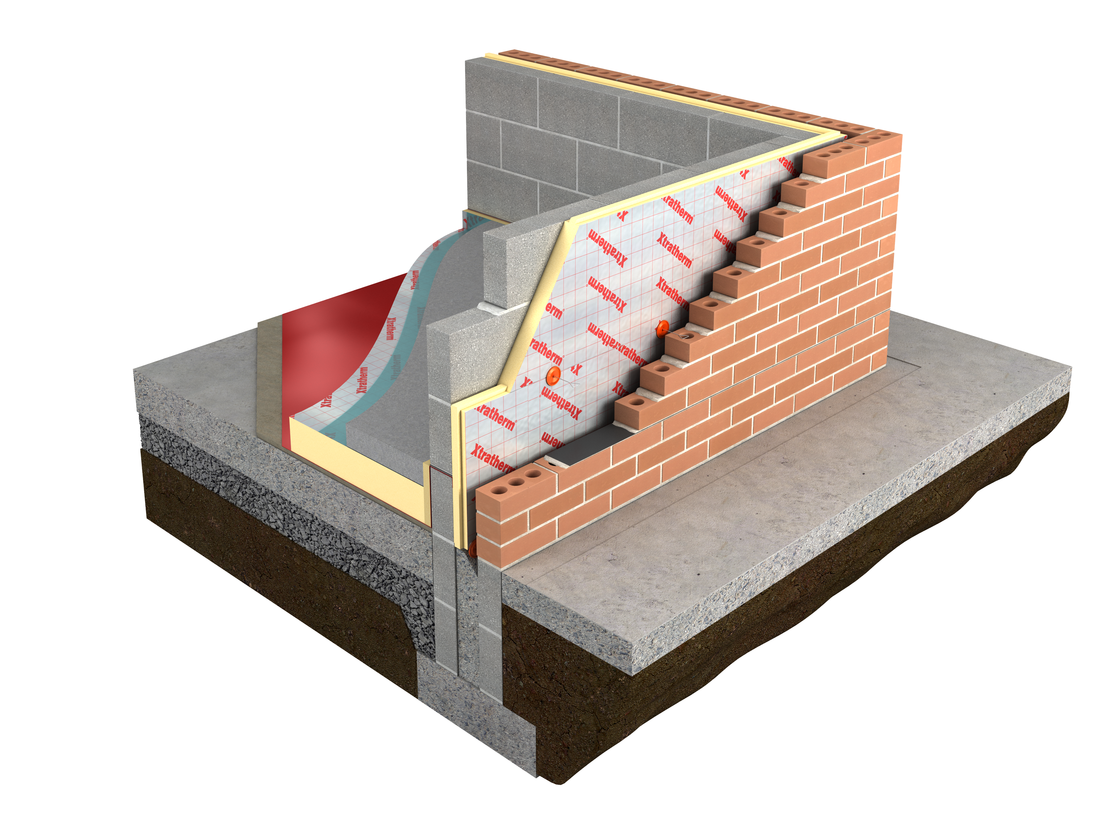 Polyiso Cavity Wall Insulation 1200 x 450 x 100mm 5/pack Kingspan Tw50