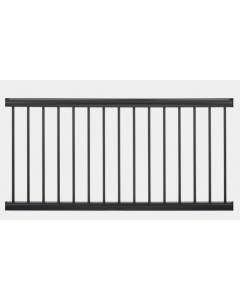Black Aluminium Railing 914 x 1829mm.