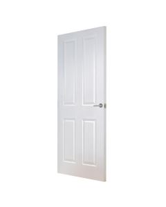 Indoors Shannon 4 Panel Regency Door - White - 78 Inch x 28 Inch (1981mm x 711mm)