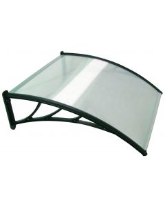 Single Door Canopy 1200mm x 800mm (Black)