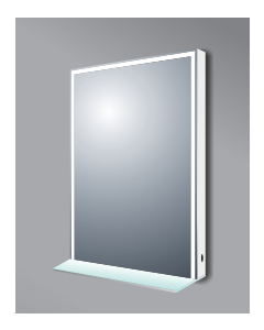 Utah R2 Sensor Mirror Inc Demister H70xw50cm
