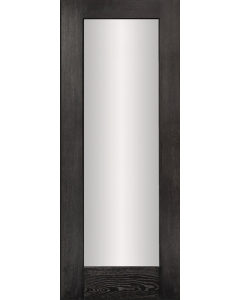 Seadec Beaumont 1p Black Oak Ven. Clear 6'8 x 2'8 Black Oak Veneered Clear Glass 2032 x 813 x 44mm