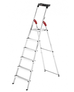 Hailo L60 Standardline 6 Tread Aluminium Safety Household Ladder