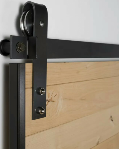 Rustic 100kg Barn Door Slide Rail Kit 2m Black R100/20