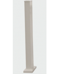 White Aluminium Rail Post 990mm