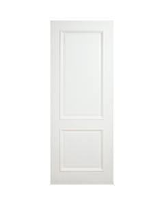 Indoors Monroe 2 Panel Door - White - 78 Inch x 30 Inch (1981mm x 762mm)