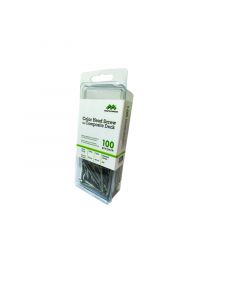 Ultrashield Decking Walnut Head Screws Pack 51mm - Pk (100)
