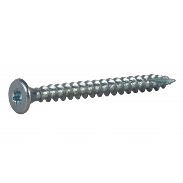 Essve Pozi Wood Screw 4.0 x 50mm Csk Ezinc plated 750-Tub