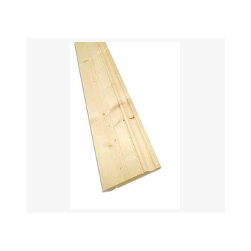 4.8m 125 x 22 O.G. White Deal Skirting