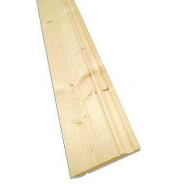 4.2m 150 x 22 O.G. White Deal Skirting