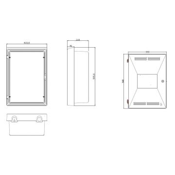 Tricel Kp Recessed Gas Box Complete