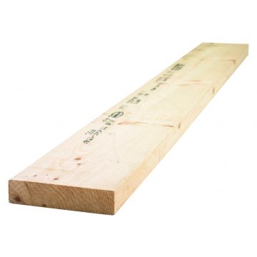 Treated White Deal Timber Rough Sawn 44mm x 225mm x 4.8m (9X2 Inch Approx)