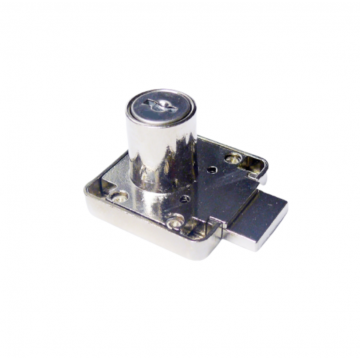 Cylinder Drawer Lock Nickle Plated