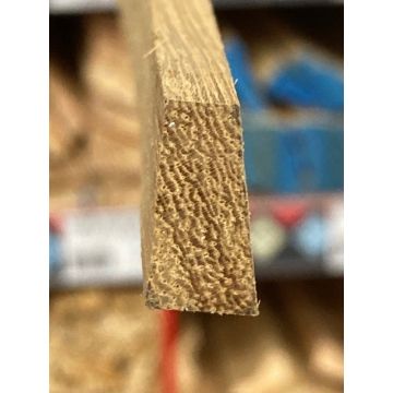 Btm Splayed Stop Teak 3/4" x 1/2" x 8ft P-7 (18mm x 12mm)