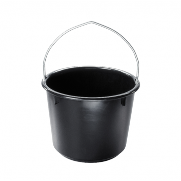 Black Mortar Bucket Industrial Heavy-Duty – 20 Litre