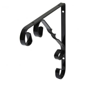 B Organised Ornamental Bracket 150 x 150mm Black