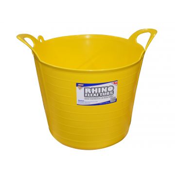Stadium Flexi Tub Heavy-Duty Builders Bucket Yellow – 26 Litre