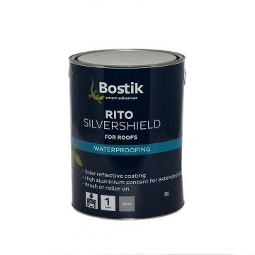 Bostik Rito Silvershield Reflective Paint - 5L