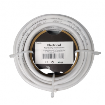 Round White Lsf 2 x 0.5 5 M Coil