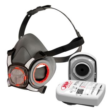 Force 8 Half-Mask comes with Press To Check P3 Filters Mask And Filters