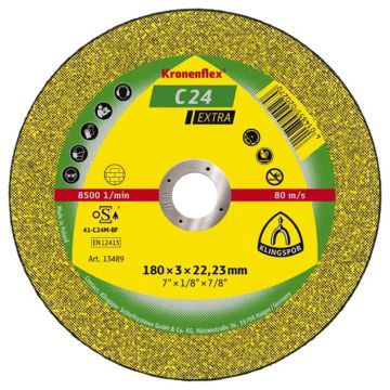 4 1/2" Stone Cutting Disc C24e D/C 115 x 22
