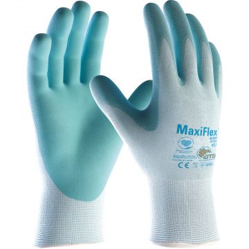 Maxiflex Active Palm Glove Sky Blue 7 Carded