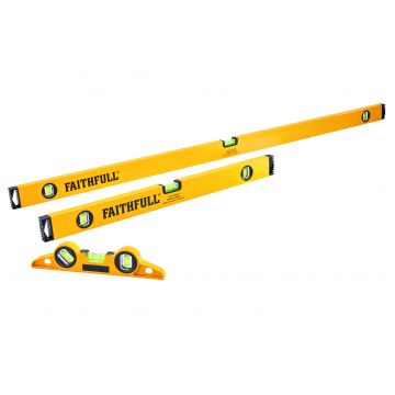 3pc Level Set (1200mm + 600mm + 240mm Torpedo)