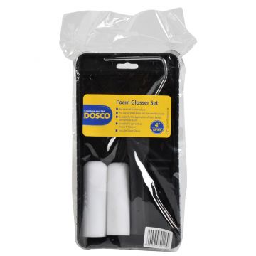 Dosco Foam Glosser Set & 4" Spare Sleeve