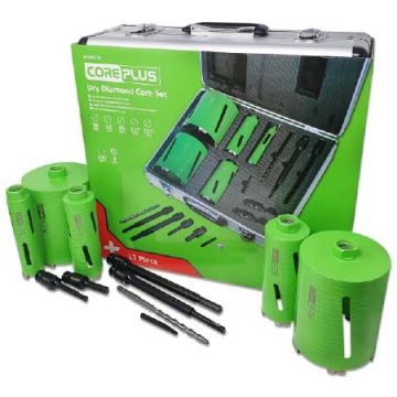 Coreplus Dry Diamond Core Set Assorted Set 11pc