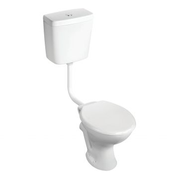 Sandringham 21 Low Level Dual Flush Toilet Cistern Only with Bottom Supply and Internal Overflow - 4/6 Litres 