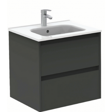 Smart Vanity Unit 600mm Gloss Grey