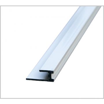 Flair Widepanel 10mm PVC Base Seal Silver Trim