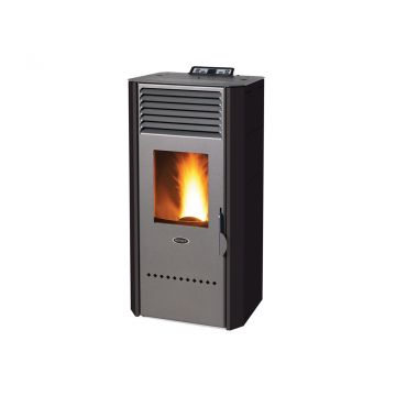 Henley Bio 80 Pellet Stove Nero Black Ext Air