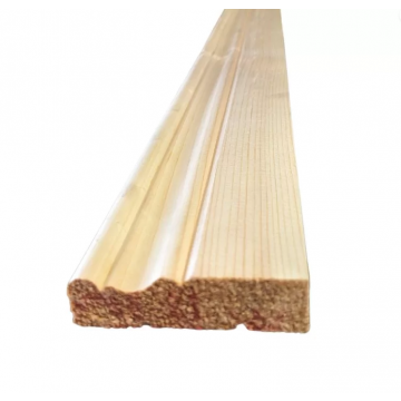 5.1m 75 x 25 Red Deal O.G. Architrave