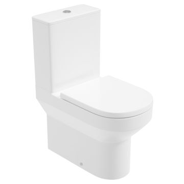 Base Rimless Fully Shrouded Wc, Cistern & Soft Close Seat