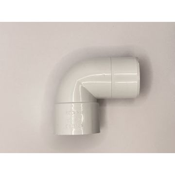 1.1/2" Spigot/Socket Waste Elbow 90deg