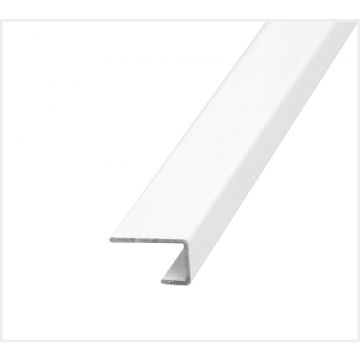 Flair White End U Trim PVC Trims