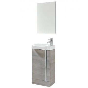 Prague 45 Gls F/S Vanity Pack 450 x 350mm Sandy Grey