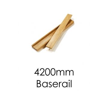 Br01a42w W/Oak Baseraill 41mm Inc Infill 4.2m x 69mm x 57mm