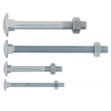 Cup Square Bolt & Nut 8 x 100