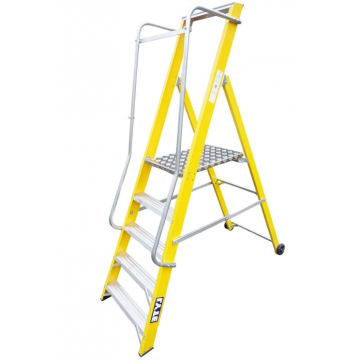 Lyte Fibreglass Widestep Ladder T5 (P/F 1.04m) (Closed 2.26m)